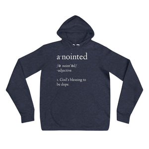 Anointed Definition Unisex Hoodie (Heather Navy)