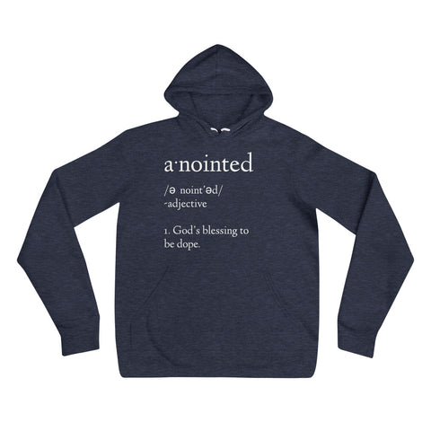 Anointed Definition Unisex Hoodie (Heather Navy)