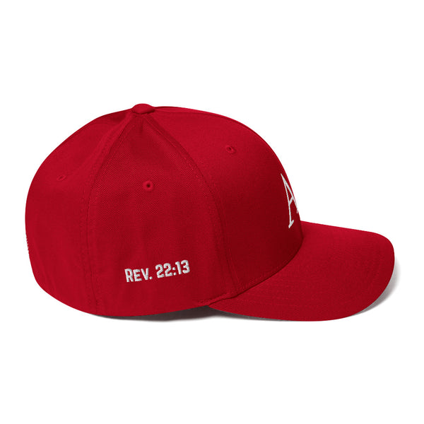 Alpha Omega Flexfit Hat Red