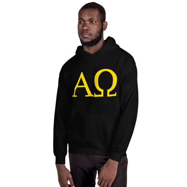 Alpha Omega Hoodie Black